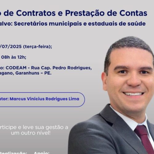 CODEAM promove workshop sobre gestão de contratos e prestação de contas na saúde