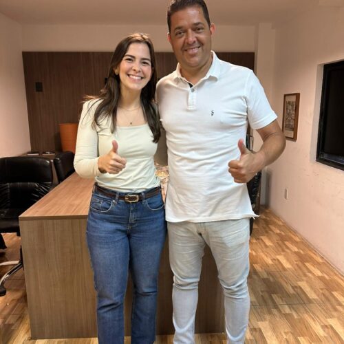 Maria Arraes reafirma apoio ao futebol de Garanhuns em encontro com presidente da Liga Esportiva