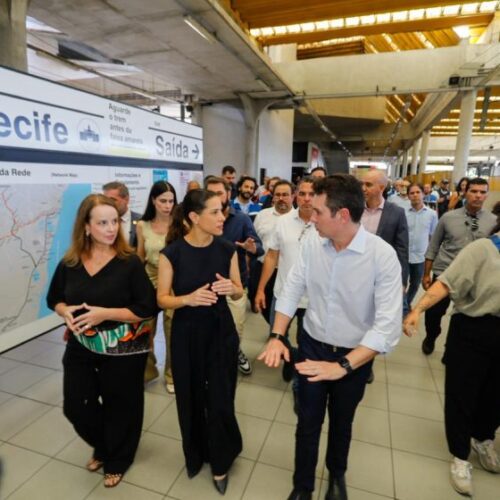 Raquel Lyra e Jader Filho visitam Metrô do Recife e garantem investimento imediato de R$ 500 milhões