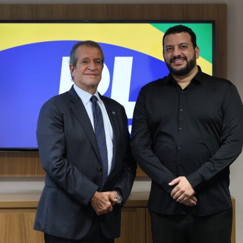 Valdemar da Costa Neto recebe Robson Ouro Preto em Brasília para articulação política de 2026