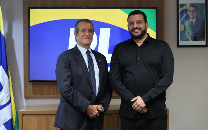Valdemar da Costa Neto recebe Robson Ouro Preto em Brasília para articulação política de 2026