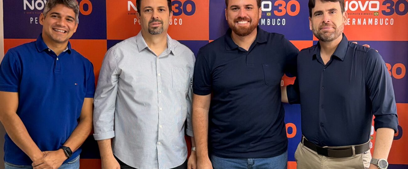 Novo Pernambuco intensifica articulações e prepara convenção estadual para definir estratégia eleitoral de 2026