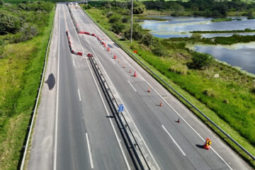 Motoristas devem ficar atentos a obras nas rodovias do Litoral Sul entre 17 e 21 de agosto
